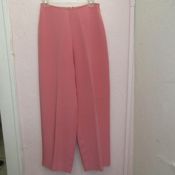 Silk Pants Salmon NWOT - Picture 1 of 6
